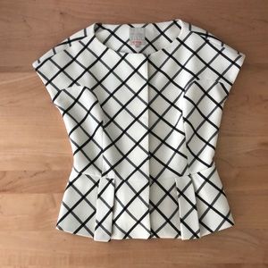 The Limited SCANDAL Collection peplum top M